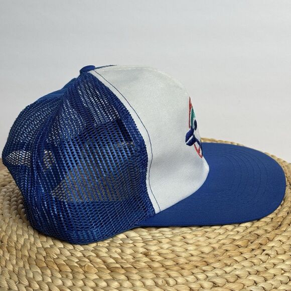 Vintage Ted Fletcher MLB Toronto Blue Jays Baseball Snapback Cap Hat Trucker - Picture 2 of 6